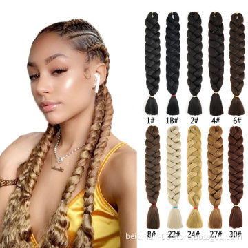165g 82inch  Extra Long Jumbo Braids Low Temperature Fiber Hair Braiding Hair Kinky Afro Yaki Jumbo